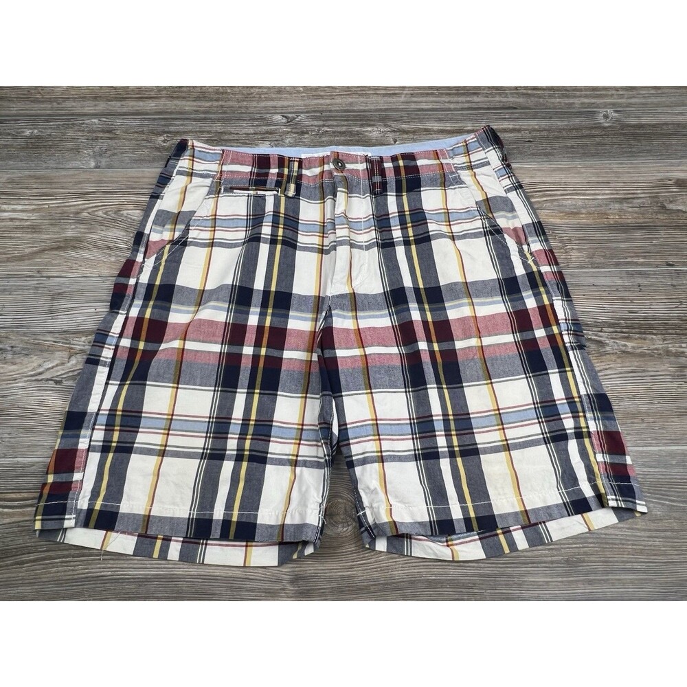 American Eagle Classic Length Plaid Shorts Adult Men's 34 Casual Preppy Beach